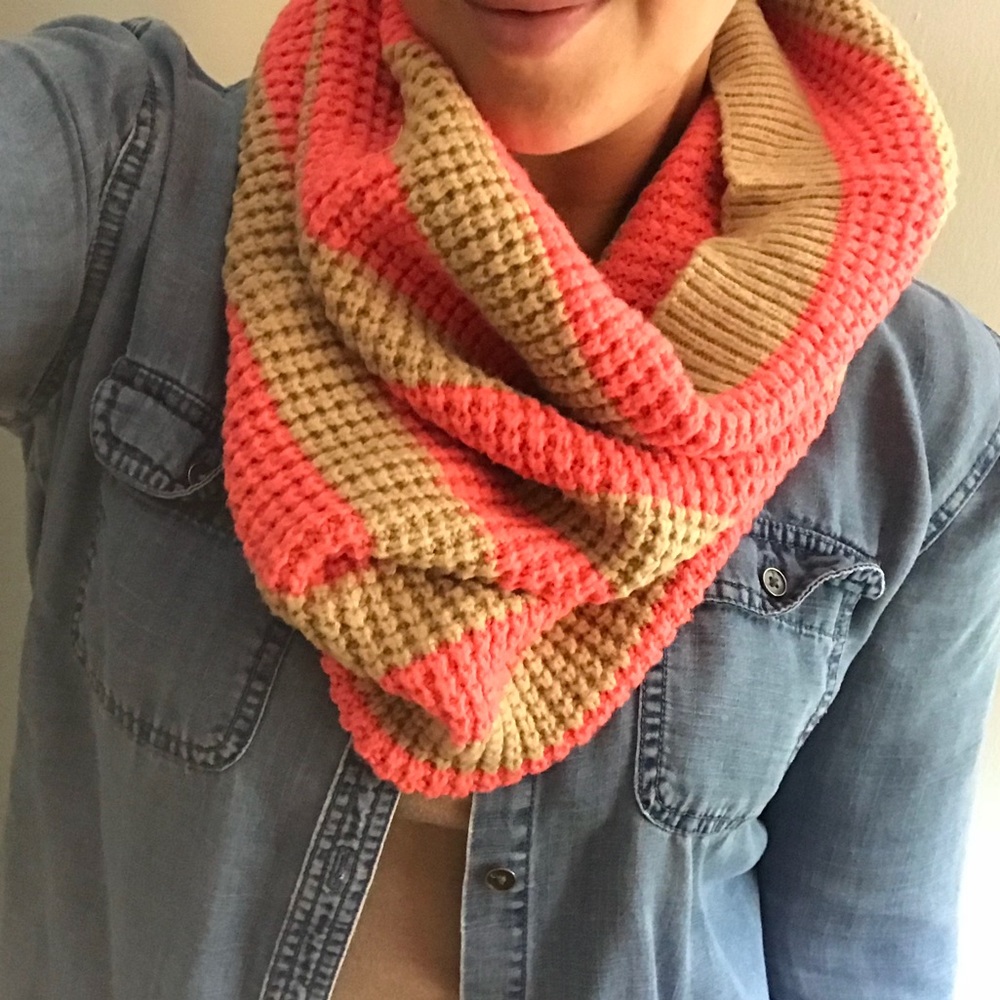 Gap Striped Infinity Scarf